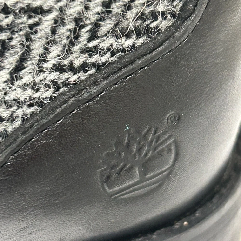 Timberland Harris Tweed Oxford Shoes Black Gray Size 10 - Picture 8 of 15